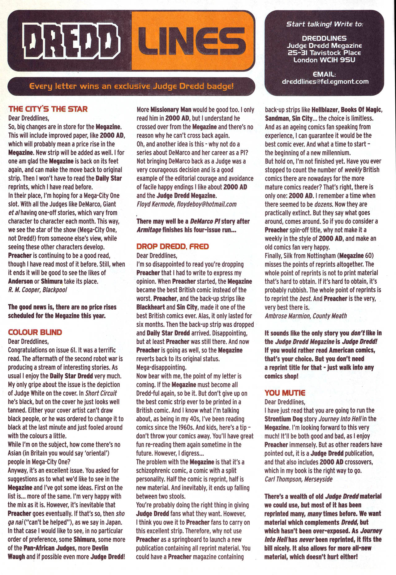 Read online Judge Dredd Megazine (vol. 3) comic -  Issue #63 - 26