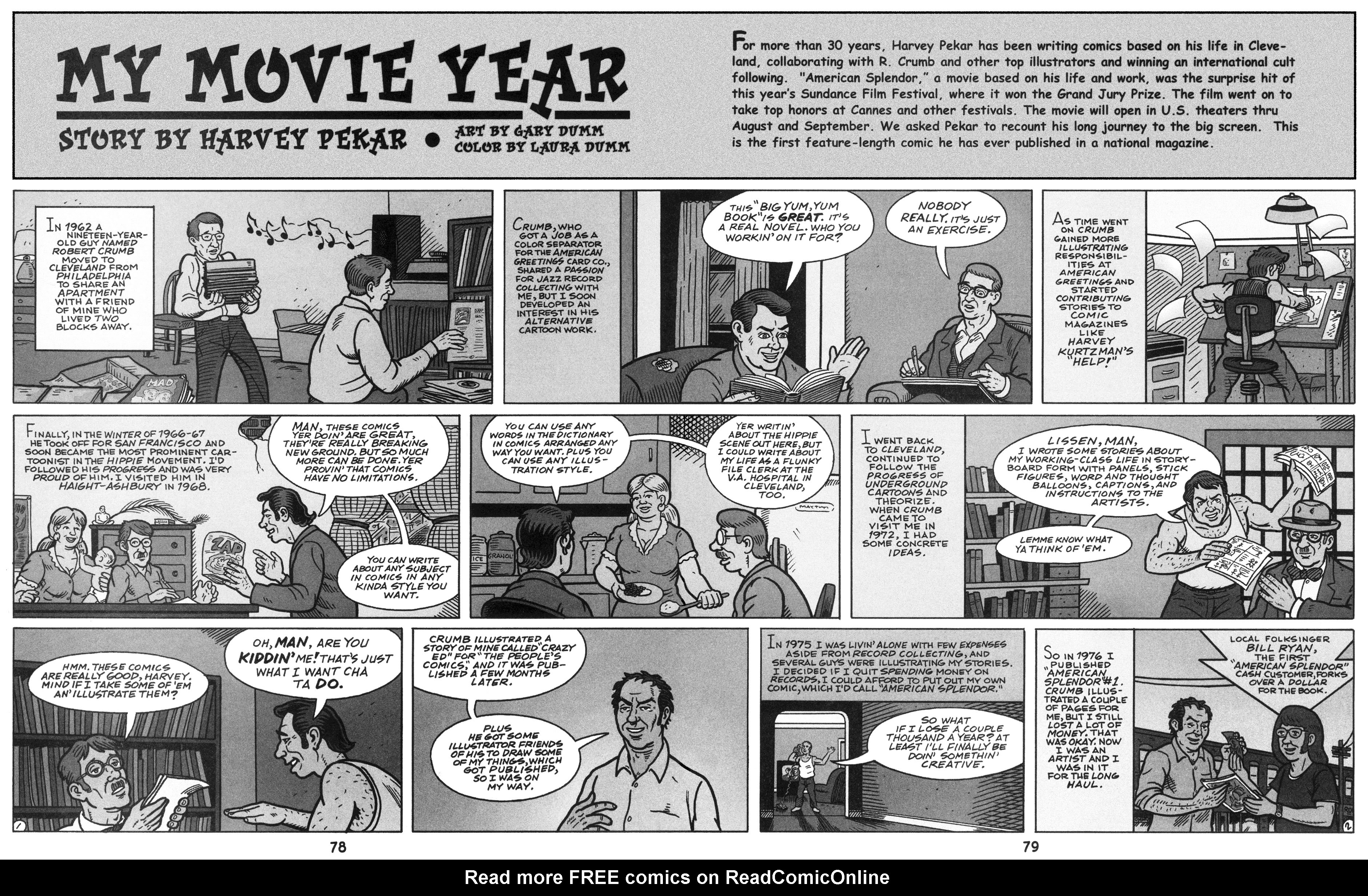 Read online American Splendor: Our Movie Year comic -  Issue # TPB (Part 1) - 74