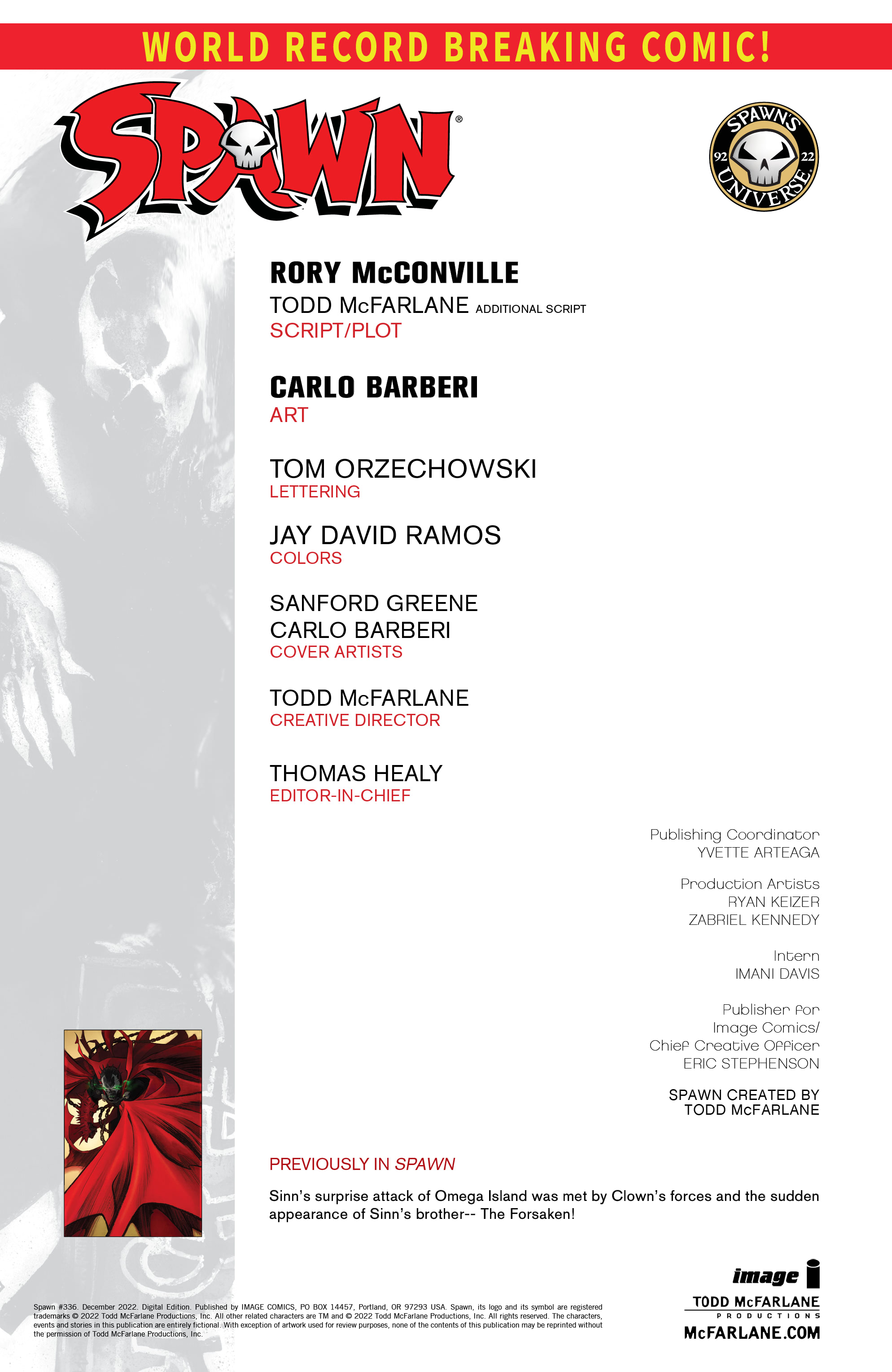 Read online Spawn comic -  Issue #336 - 3