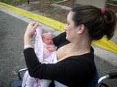 Leaving the hospital with Alyssa!!! Nov 21 2009