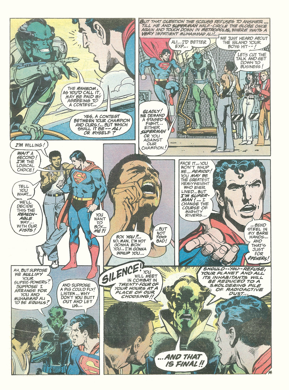 Read online Superman vs Muhammad Ali (1978) comic -  Issue # Full - 14