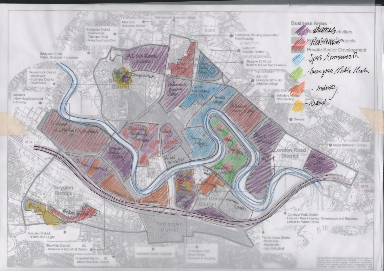 21st century settlement Clyde Gateway Plans