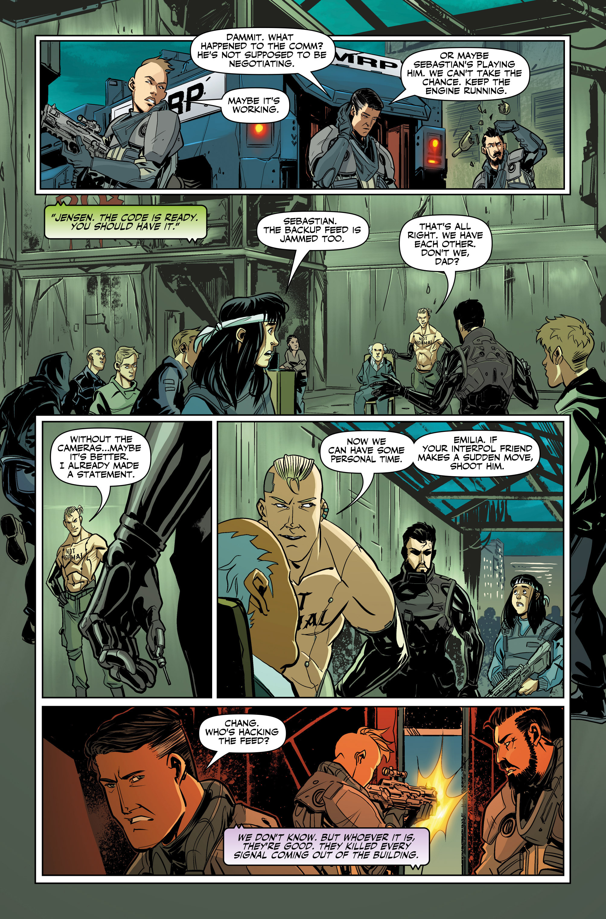 Read online Deus Ex: Children's Crusade comic -  Issue #5 - 14