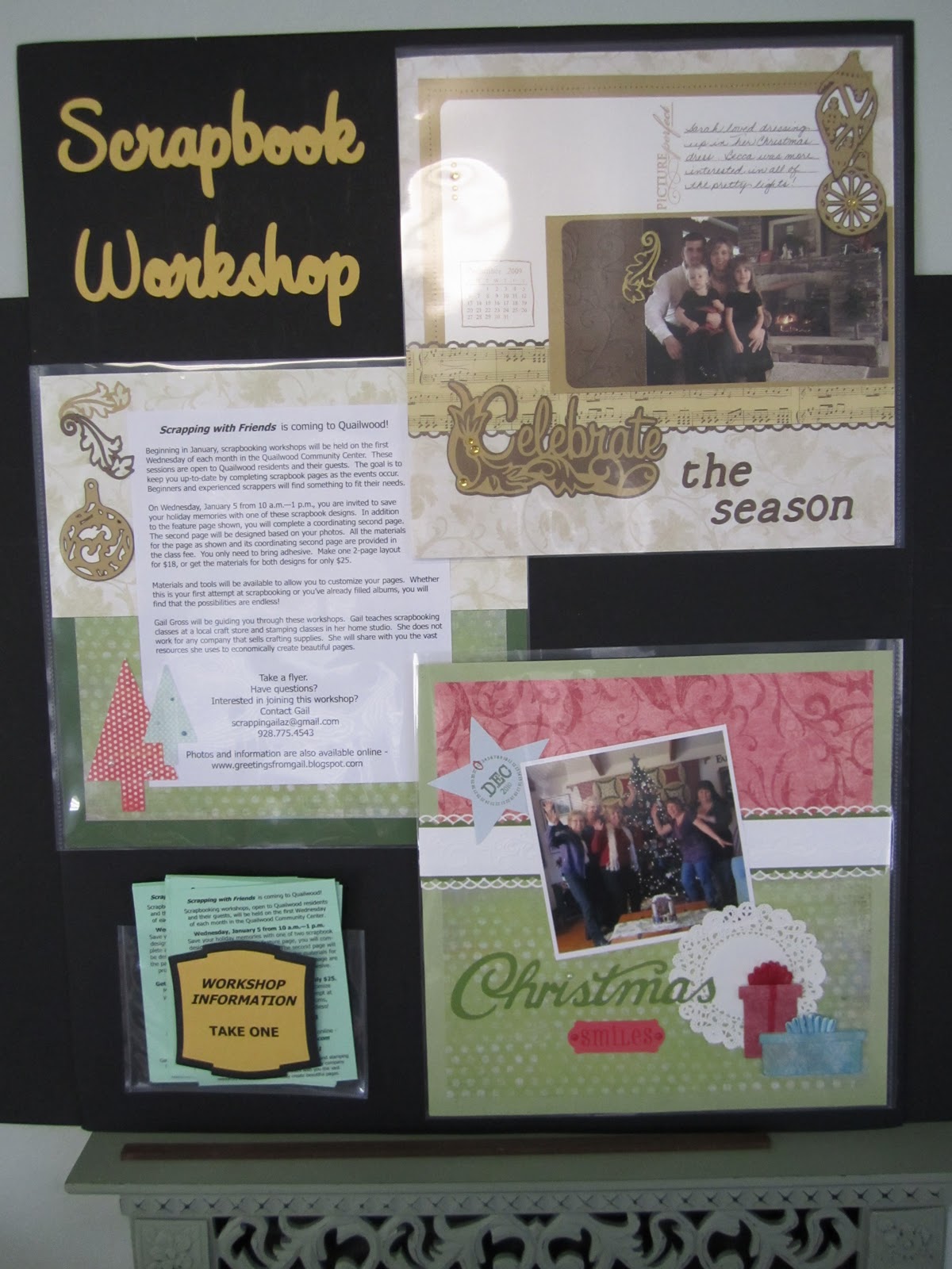 Greetings from Gail SCRAPBOOK & CROP TIME