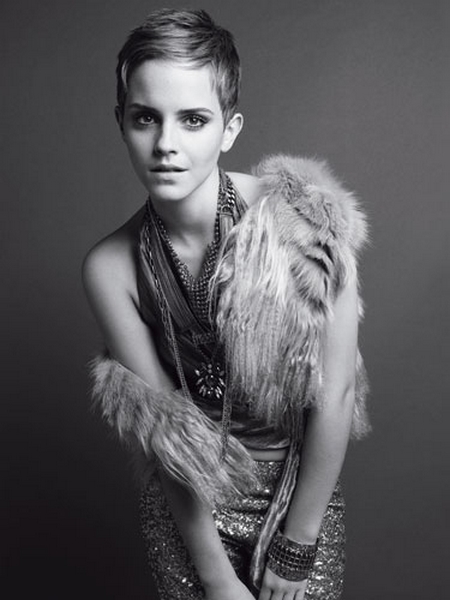 marie claire US December 2010 - Emma Watson by TESH