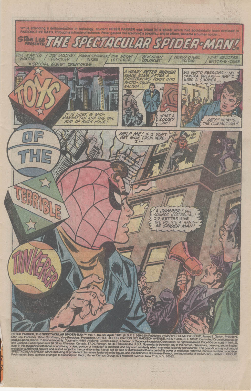 Read online The Spectacular Spider-Man (1976) comic -  Issue #53 - 2