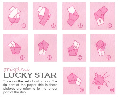 ORIGAMI LUCKY STAR INSTRUCTIONS « EMBROIDERY & ORIGAMI