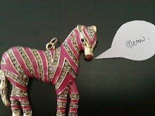 Pink Sparkly Zebra