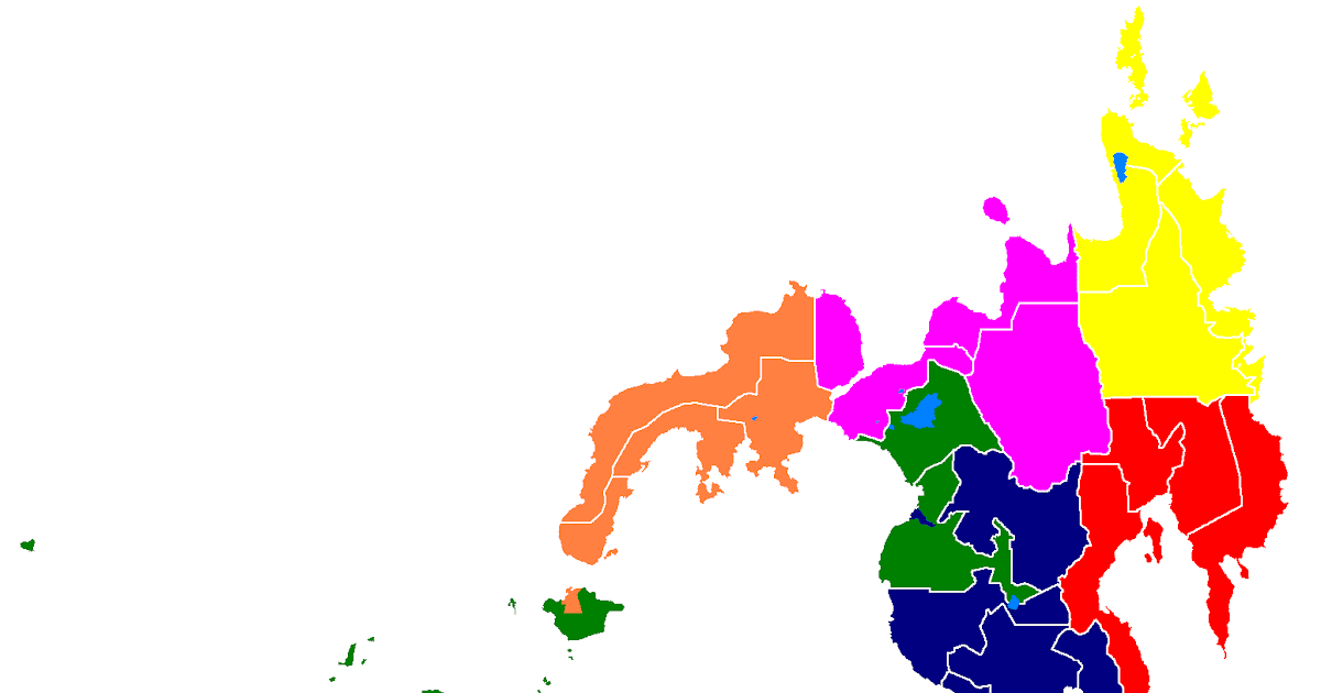 mindanao - maps: Administrative regions