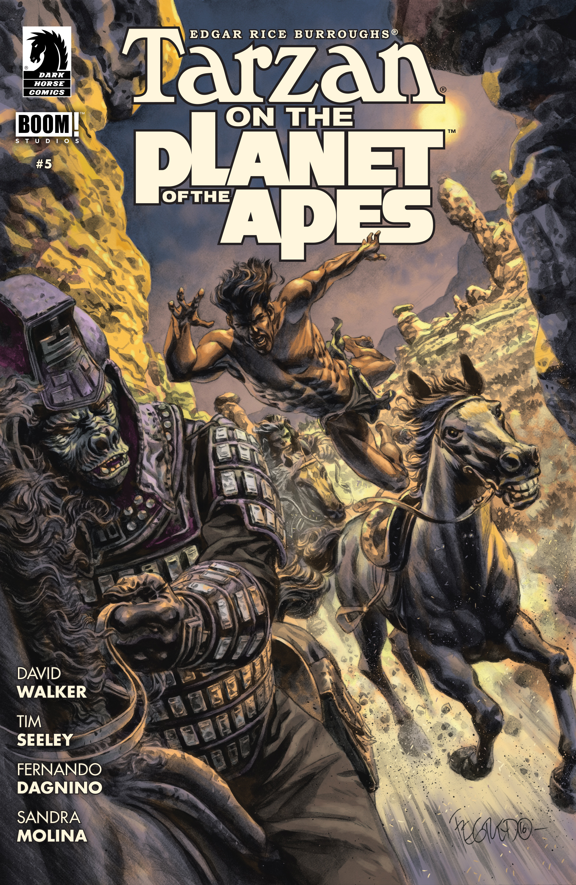 Read online Tarzan On the Planet of the Apes comic -  Issue #5 - 1