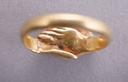 Hand clasping ring 18th century