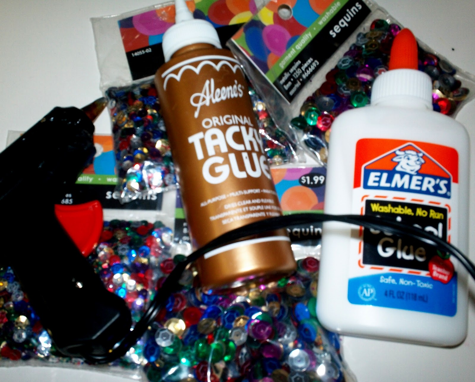 Art With Mr. E Question What kind of glue works best for sequins??