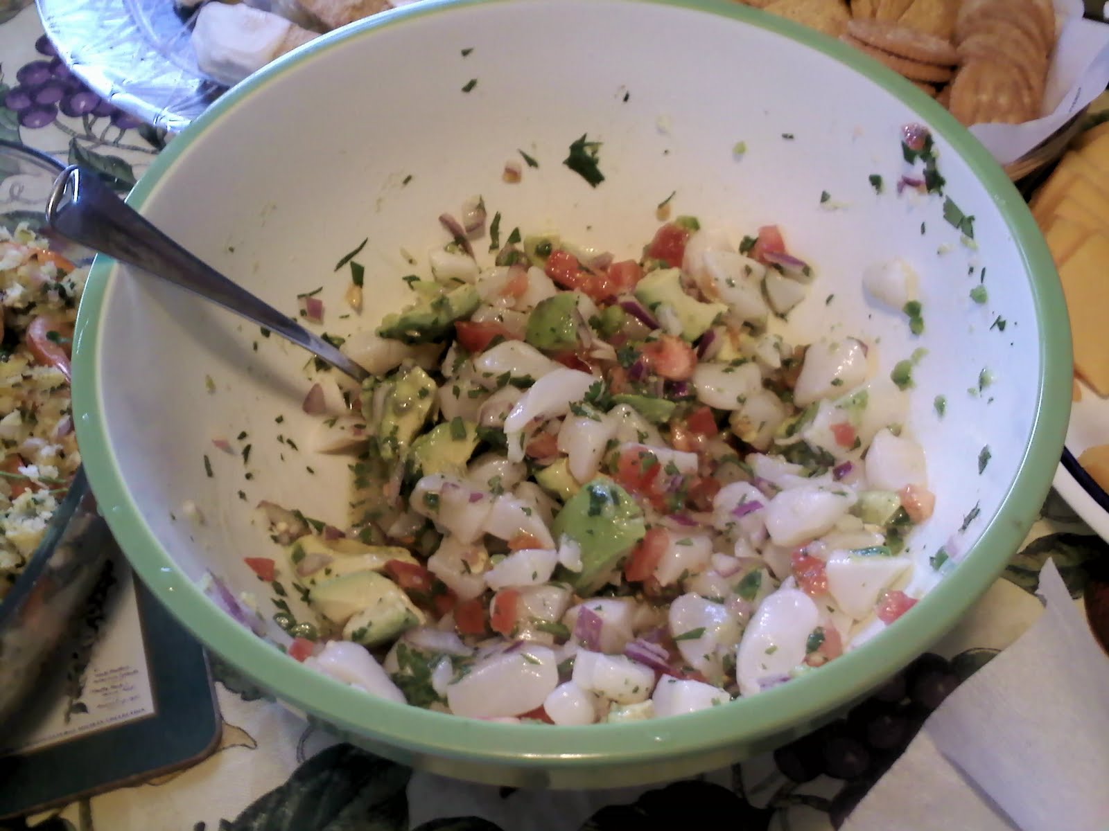 Hip Chicks Cook Scallop Ceviche