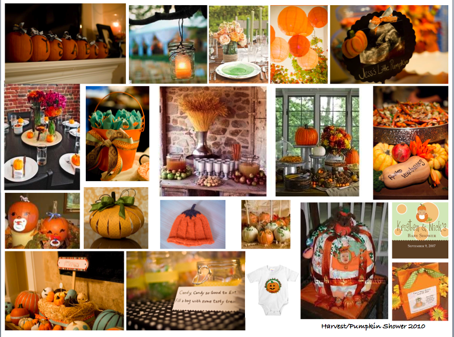 Home Confetti: Pumpkin-themed Baby Shower