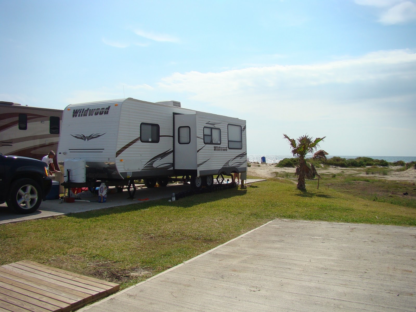 Three Generation Camping Surfside Beach