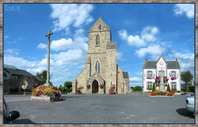 Eglise de Saint Sauveur Lendelin et Mairie