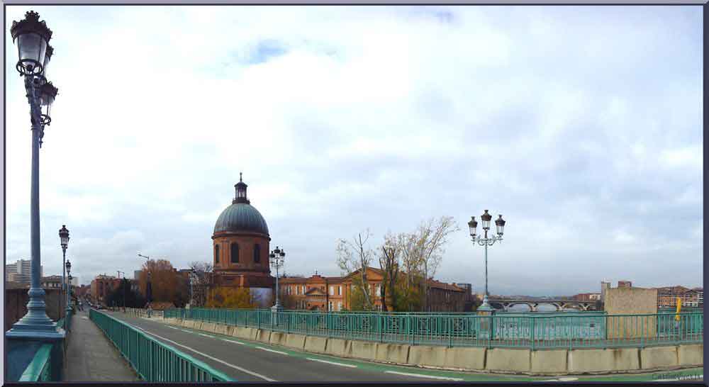 Vue à 180° du Dôme de la Grave - TOULOUSE