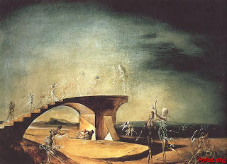 El puente roto y el sueño - Salvador Dalí 1945