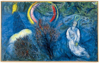 La zarza de Horeb - Marc Chagall