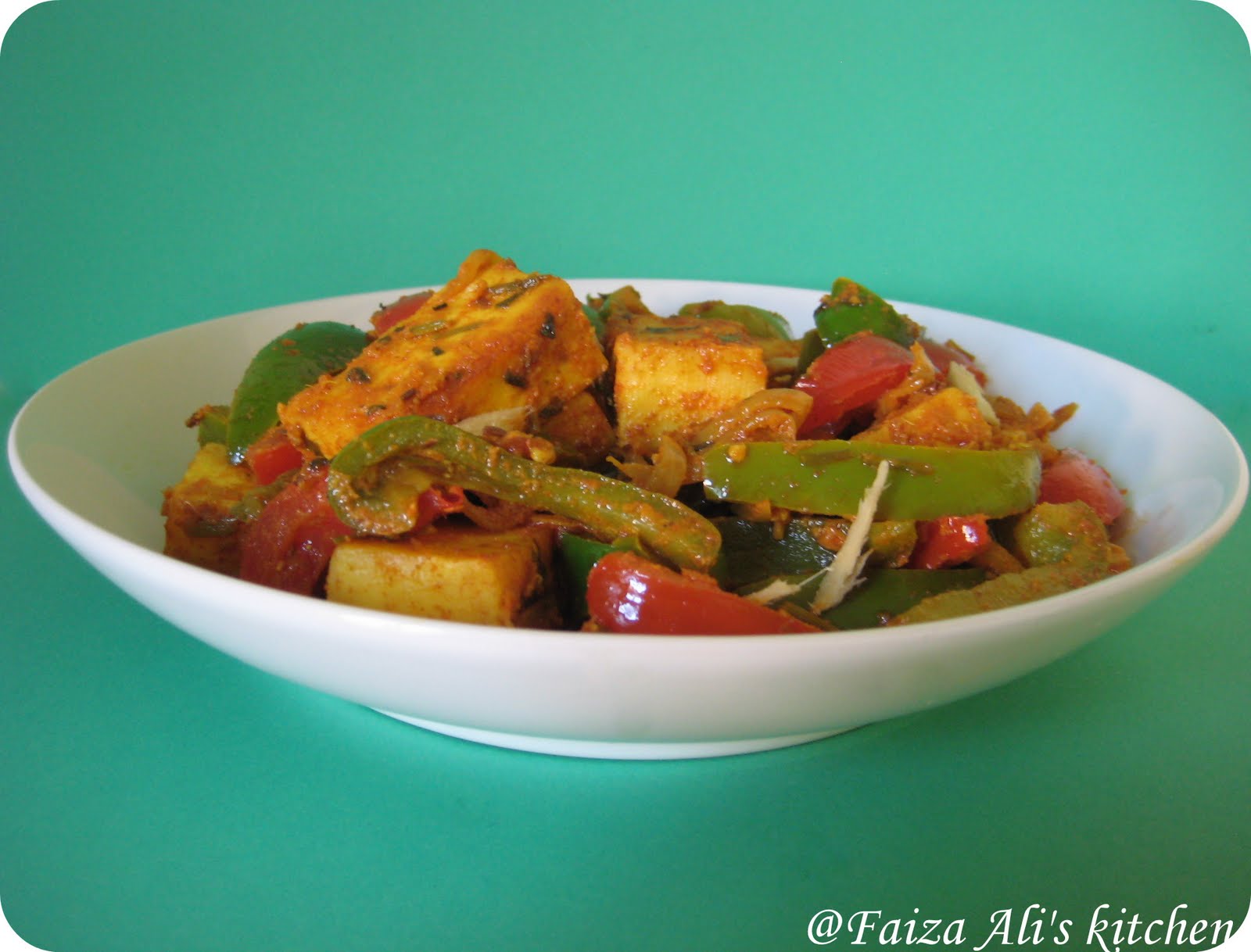Faiza Ali's Kitchen Paneer Jalfrezi