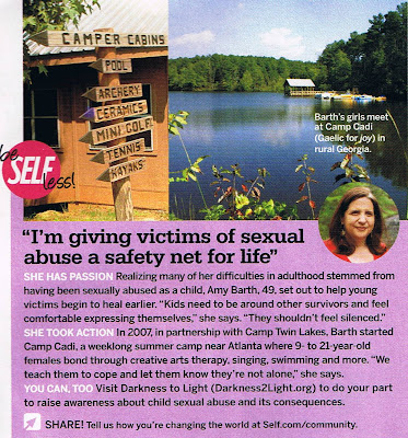 Darkness to Light Featured in “Self” Magazine