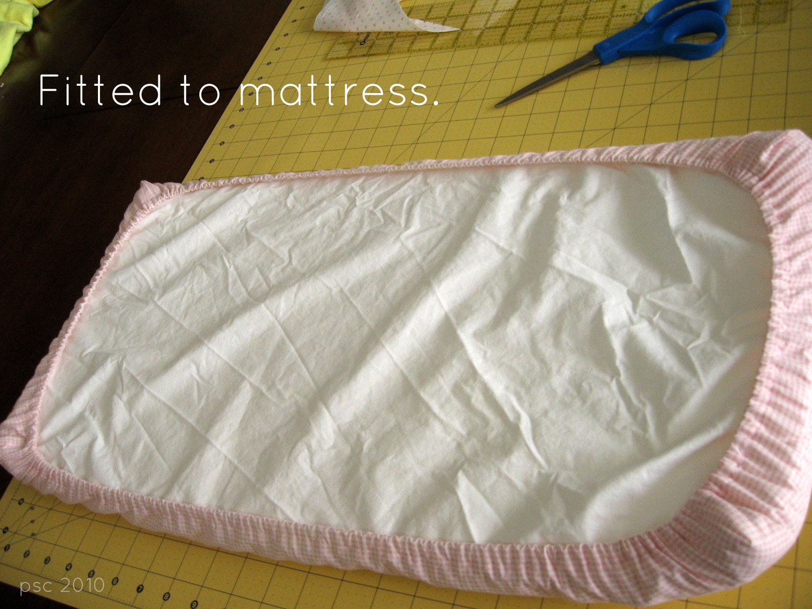 Pickup Some Creativity Doll Crib Mattress and Sheet Tutorial