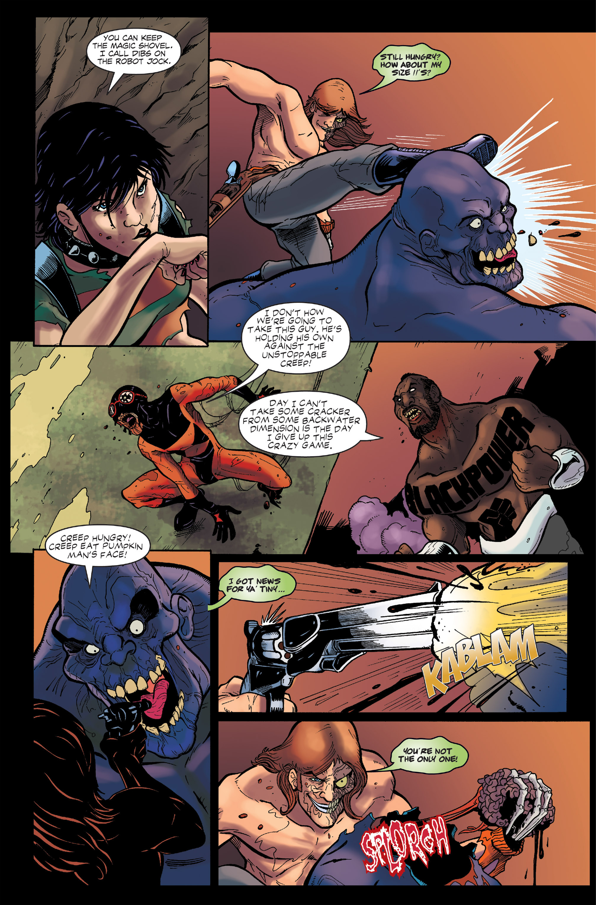 Read online Hack/Slash vs. Halloween Man Special comic -  Issue # Full - 17