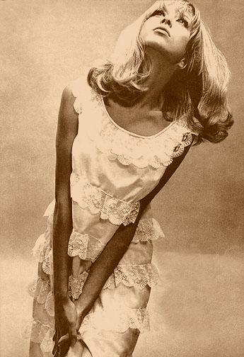 On The Fresh Coast: girls in white dresses with blue satin