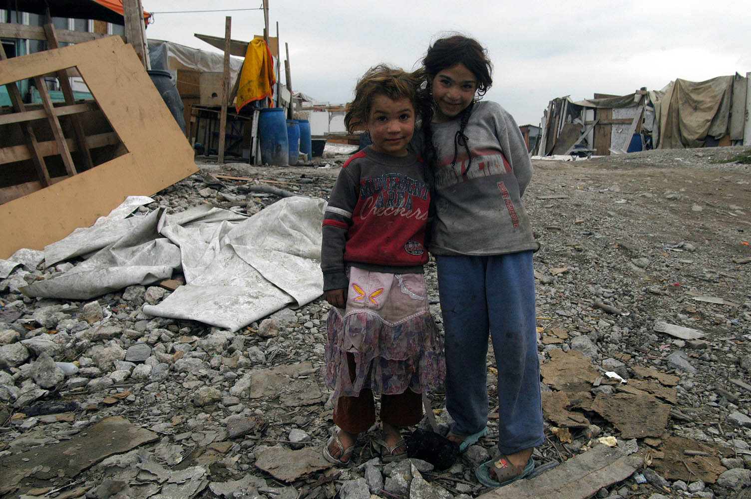 Elia Staris Heliography Albanian Roma "Ghetto" Neighbourhood in the