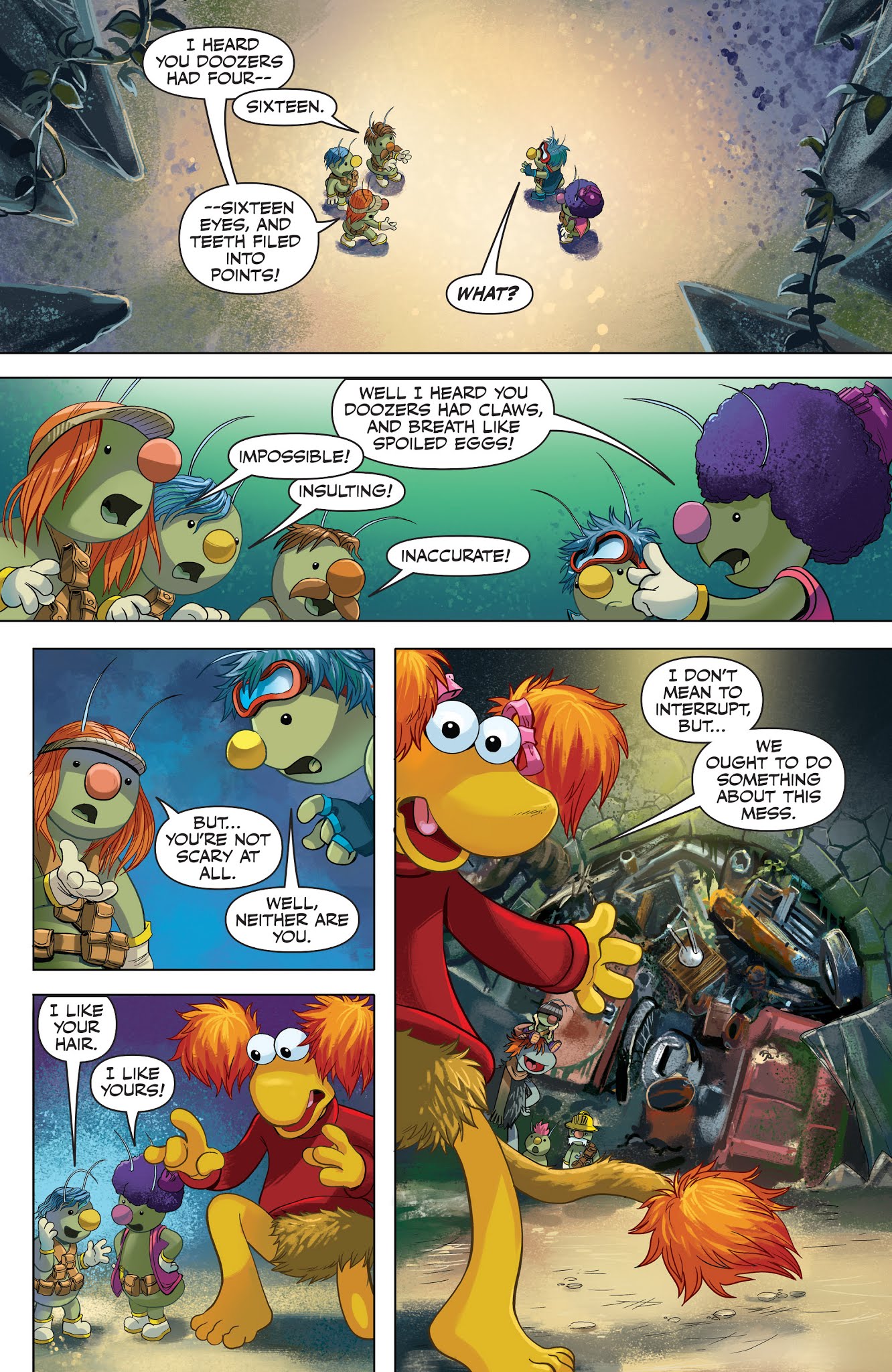 Read online Jim Henson's Fraggle Rock: Journey to the Everspring comic -  Issue #4 - 8