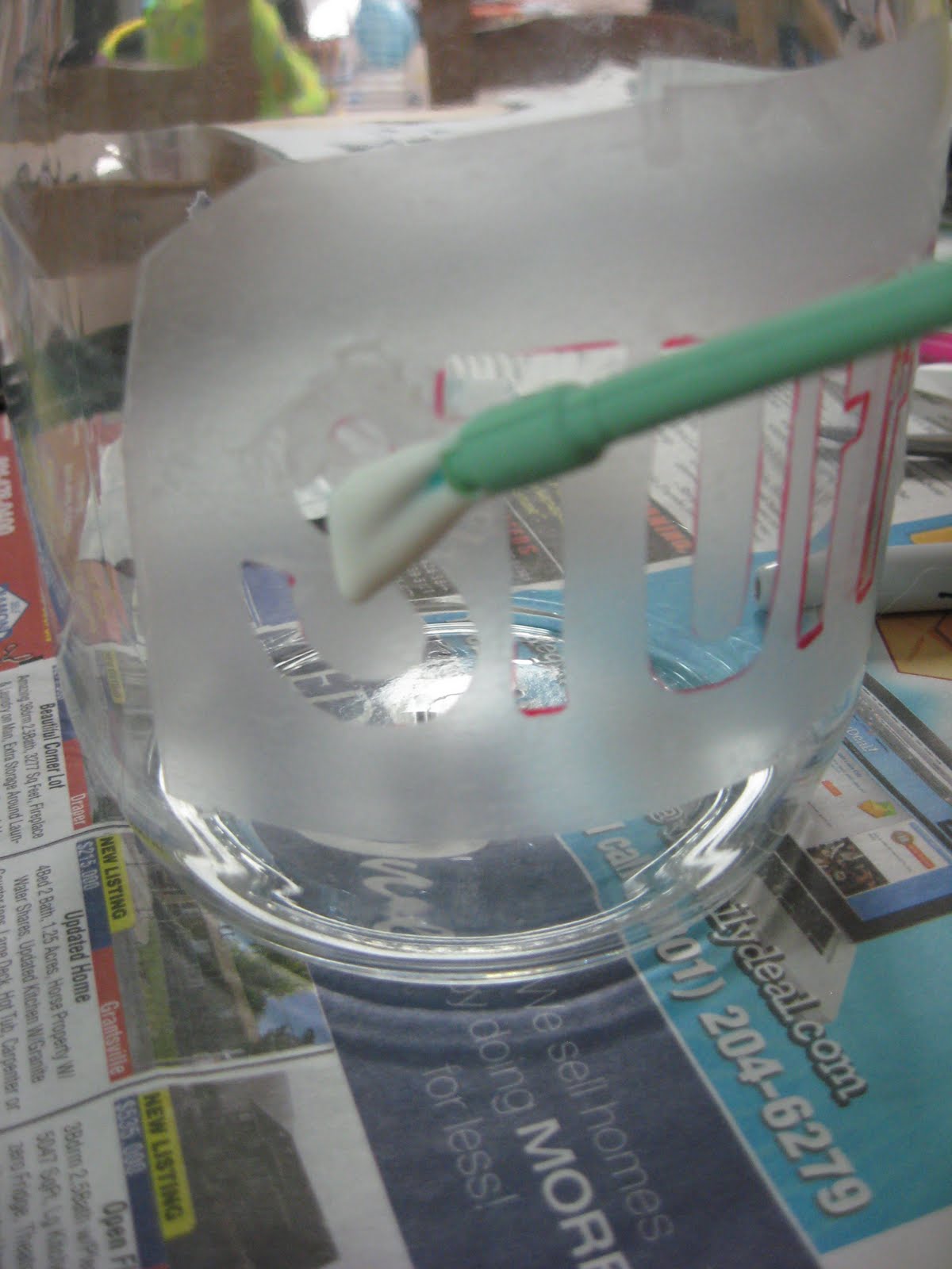 Craft with Confidence Glass Etching Tutorial