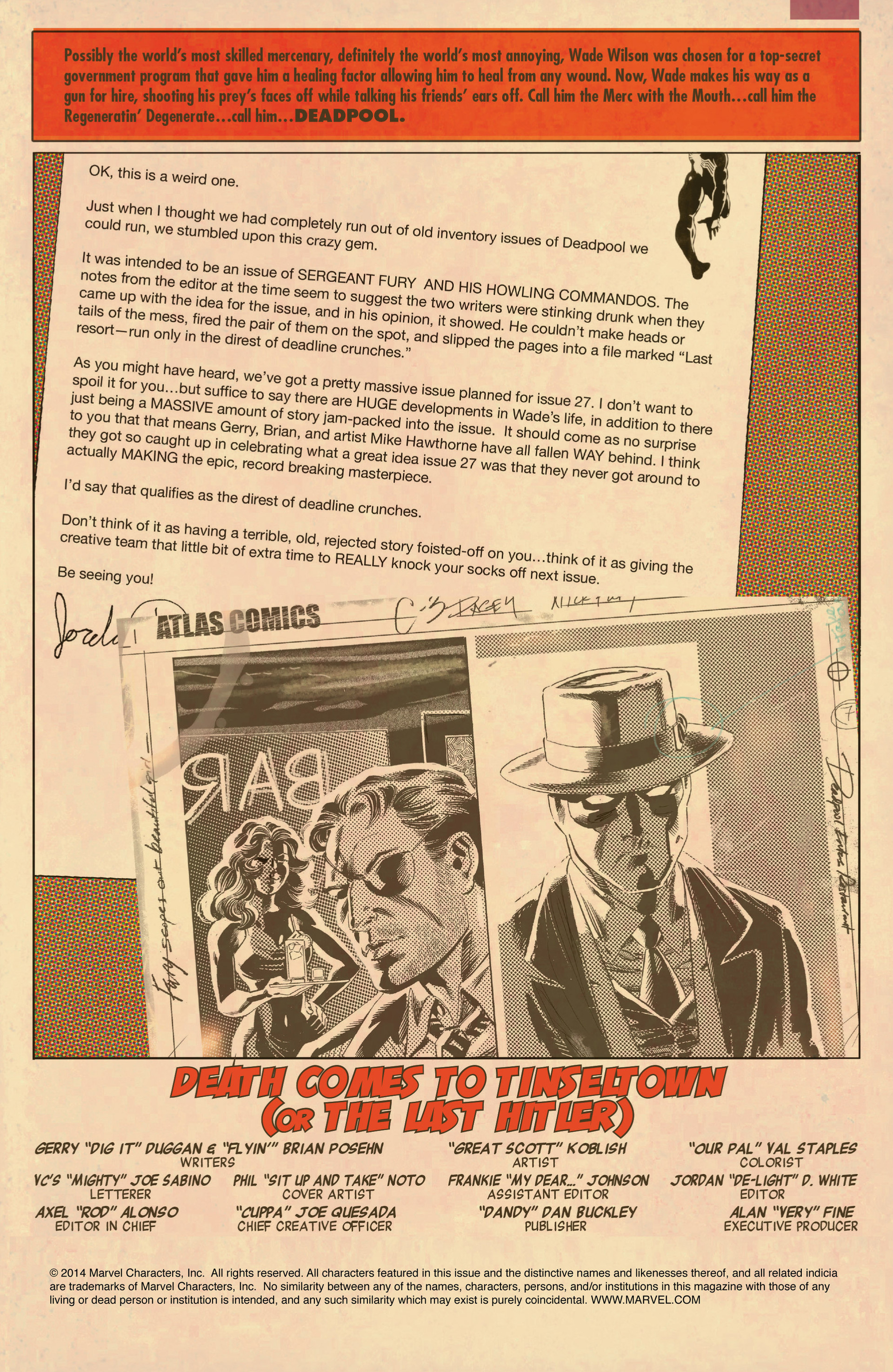 Read online Deadpool (2013) comic -  Issue #26 - 2