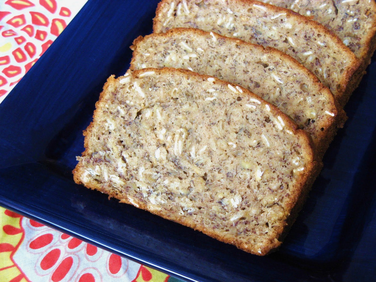 Low Fat Oatmeal Banana Bread 20