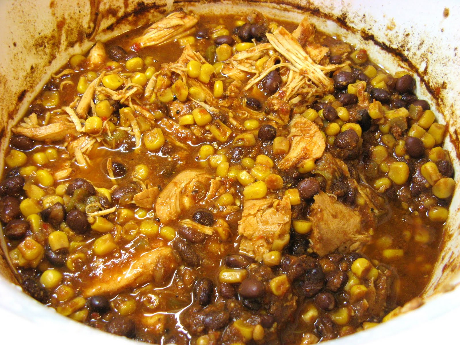 The WellFed Newlyweds Creamy Black Bean Salsa Chicken