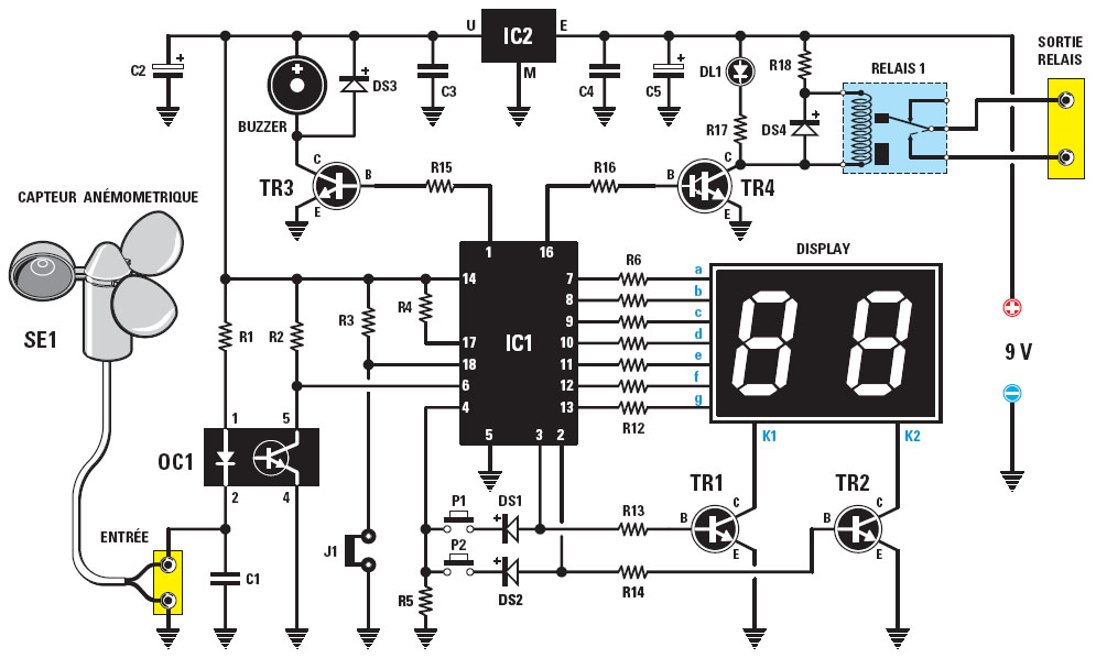 Schema relais a seuil