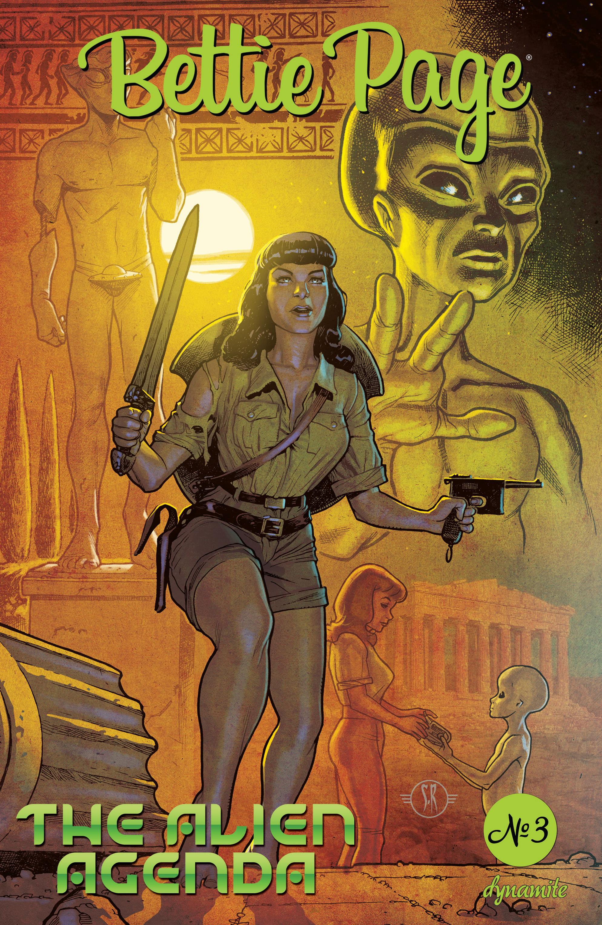 Read online Bettie Page: The Alien Agenda comic -  Issue #3 - 3