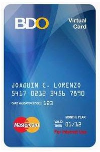 how to get bdo credit card online