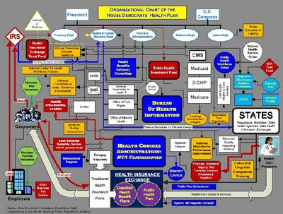 Organizational Chart of the Democrats Health Plan