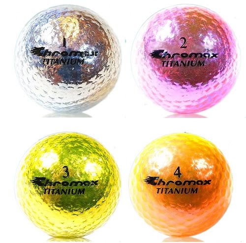 A Community for Women Golfers: Metallic Golf Balls by Chromax