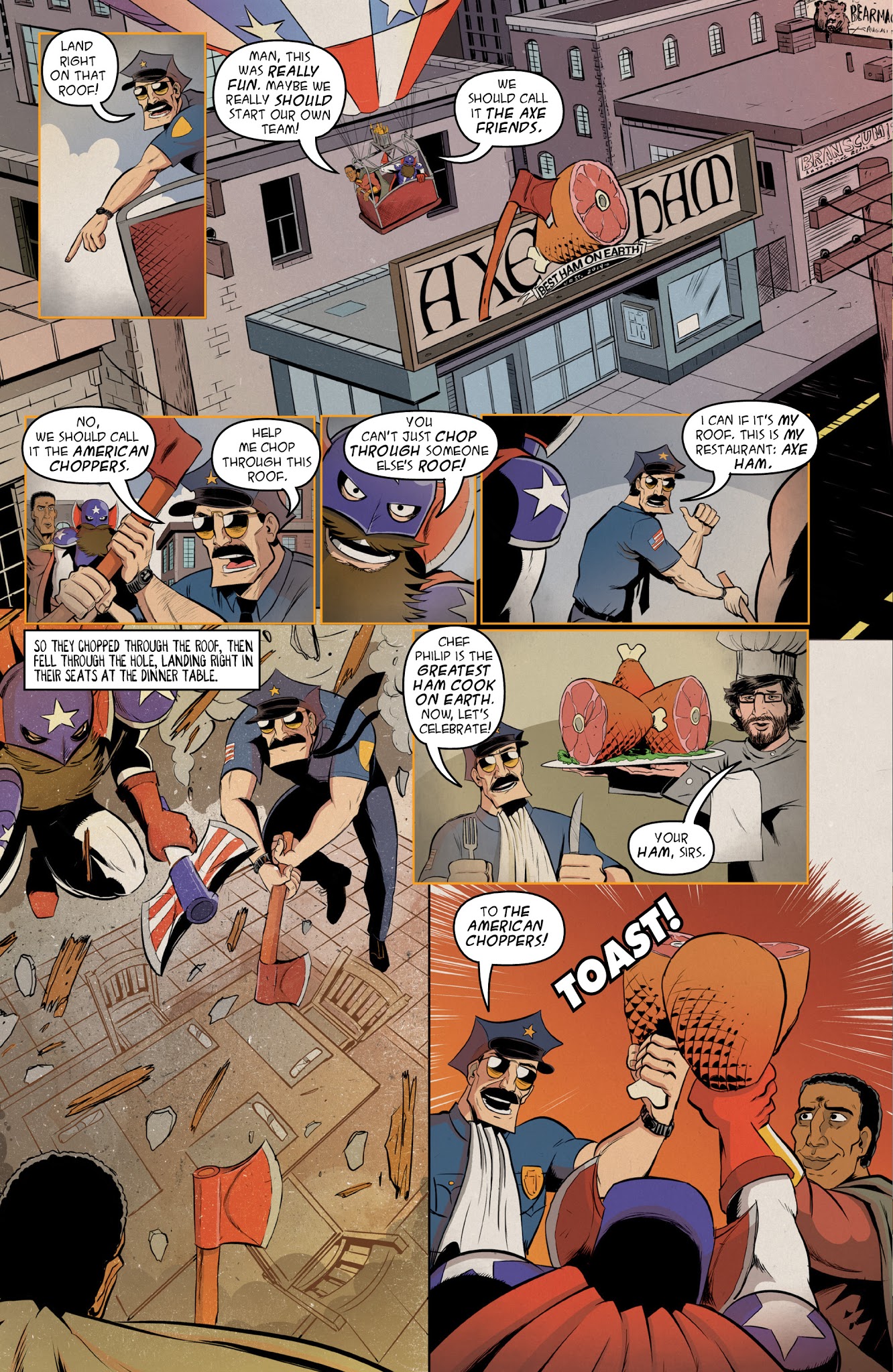 Read online Axe Cop comic -  Issue # TPB 6 - 23