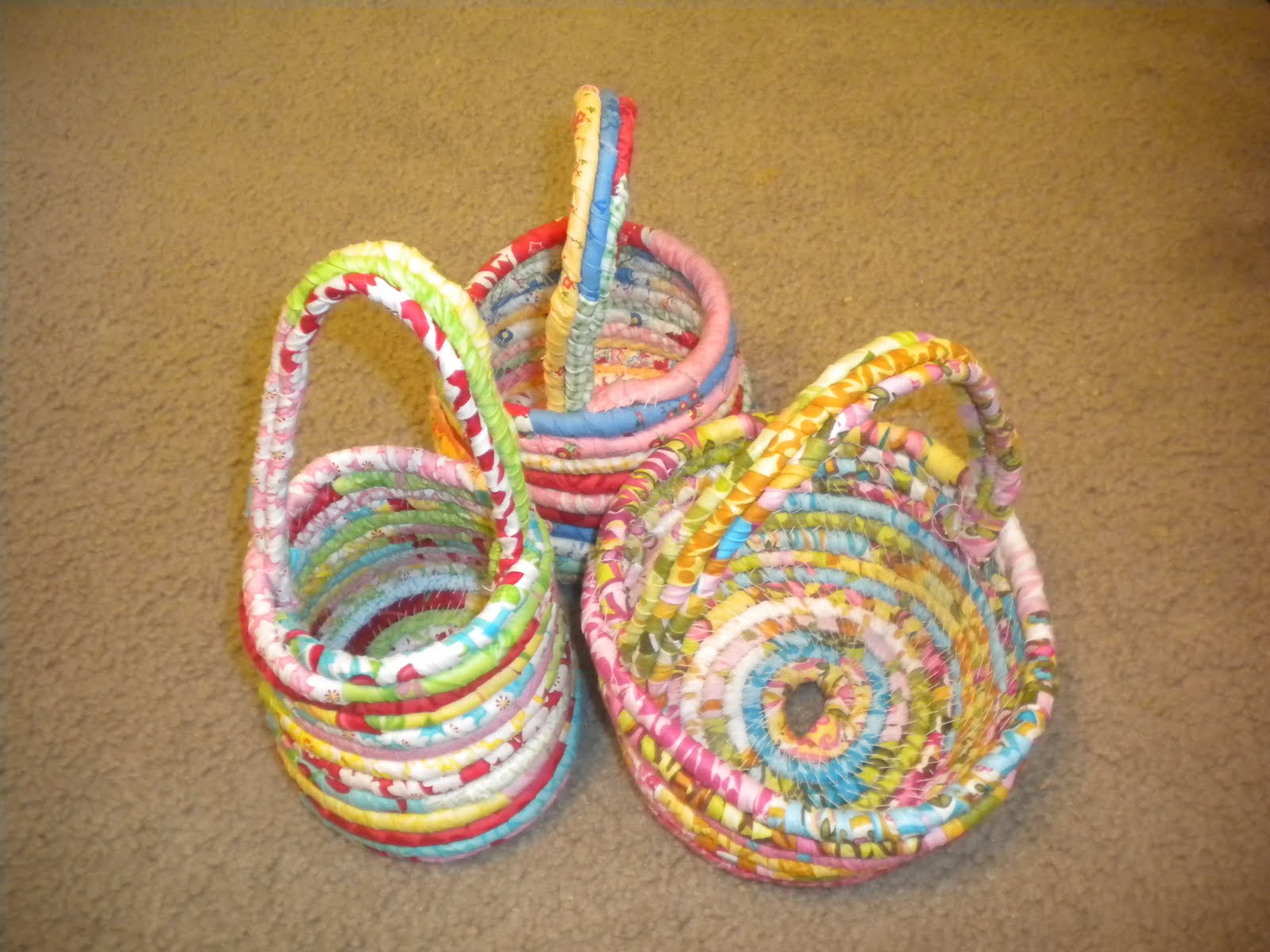 Sewing Some Sass Fabric Easter Baskets