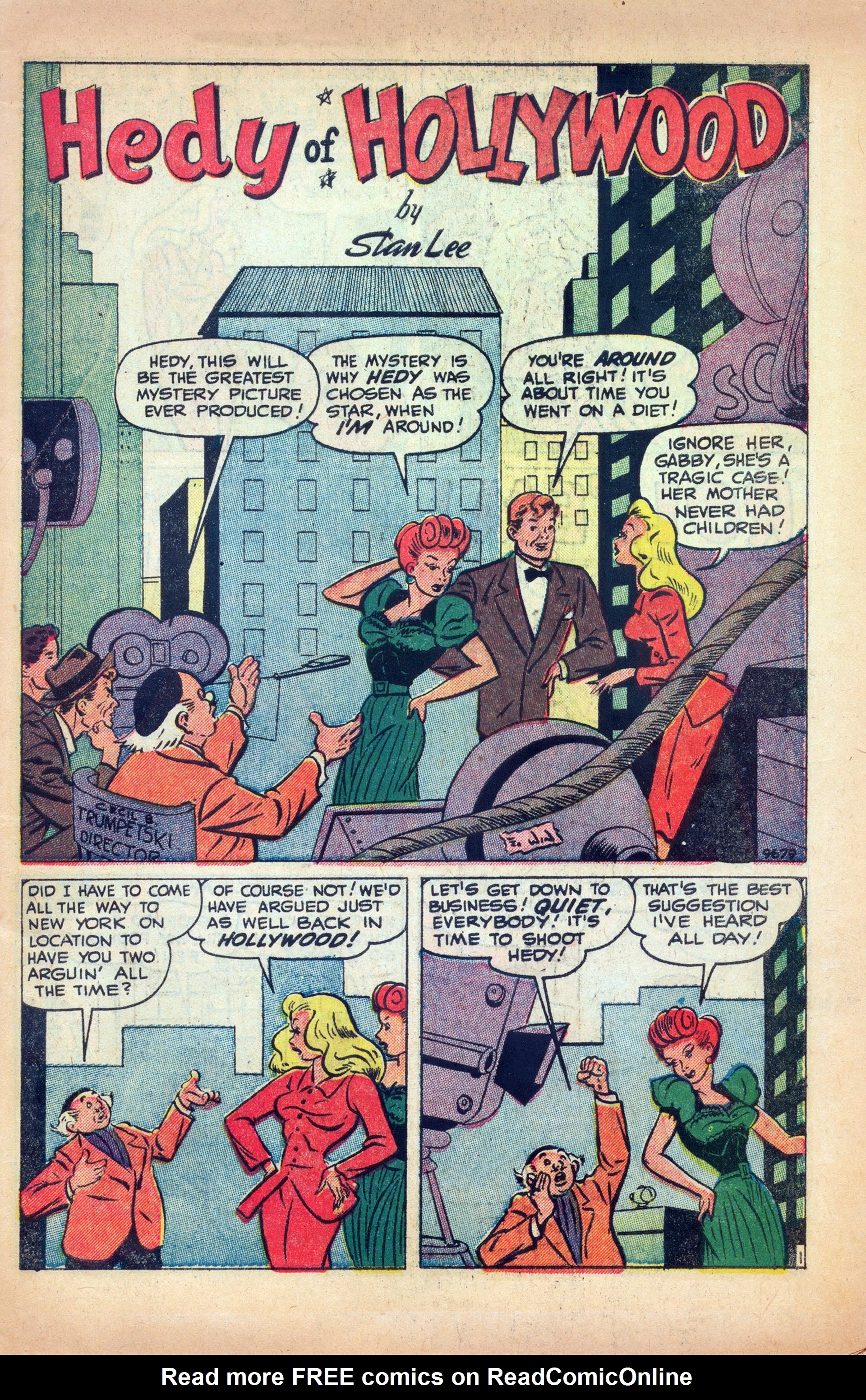 Read online Hedy Of Hollywood Comics comic -  Issue #47 - 3