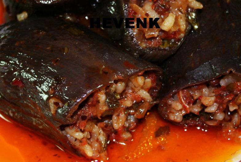 30 tane kuru patlıcan dolması etli tarifi HEVENK YEMEK TARİFLERİ