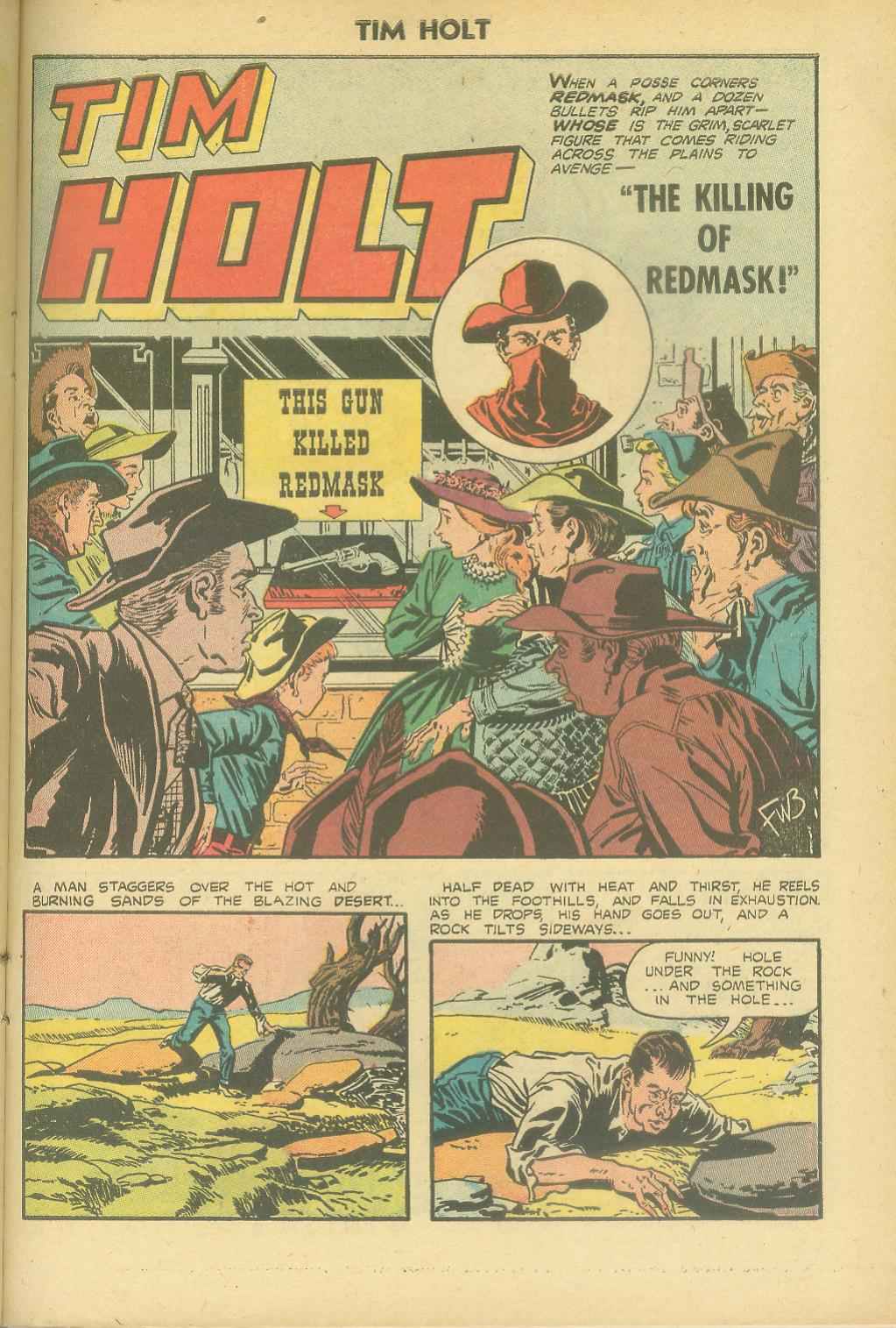 Read online Tim Holt comic -  Issue #36 - 27