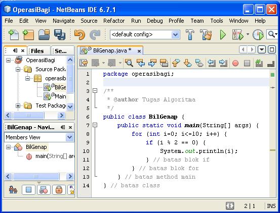 Tugas Algoritma dan Pemrograman: Syntax Java, Bagian 1
