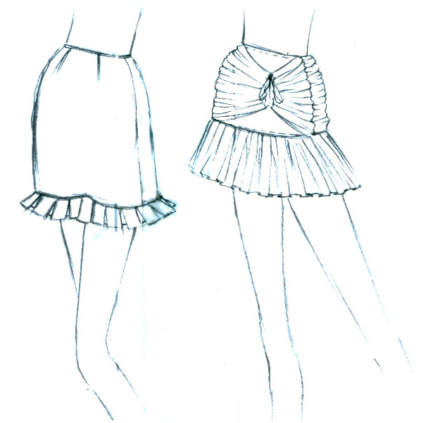 Skirt Flat Sketch