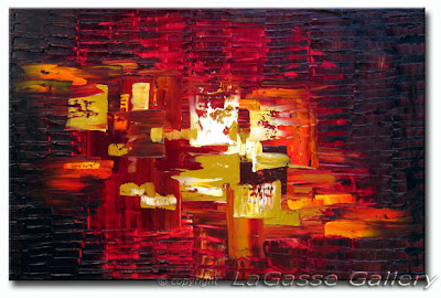 Daily Painting- 'Crimson Ember'