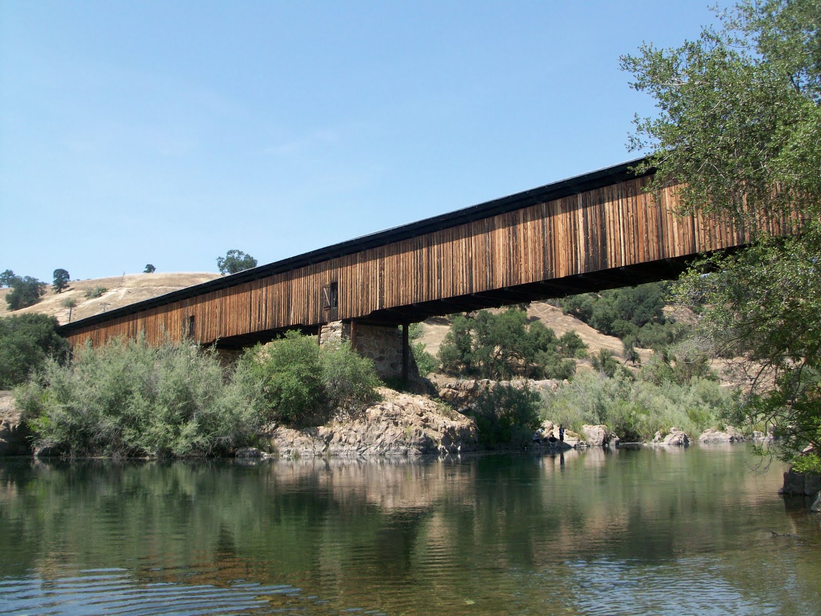 Trek CA Wooden Bridge at Knights Ferry