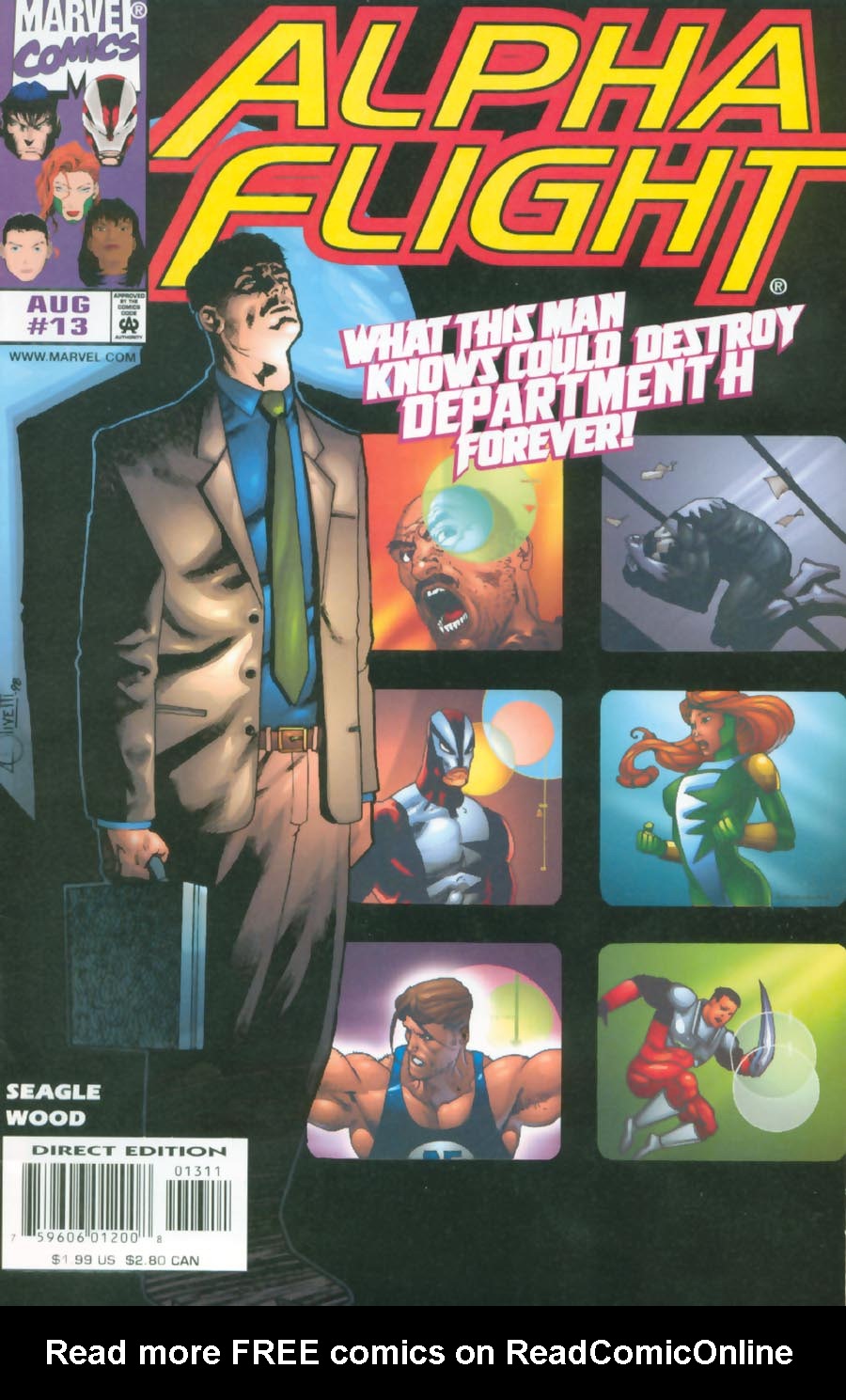 Read online Alpha Flight (1997) comic -  Issue #13 - 1