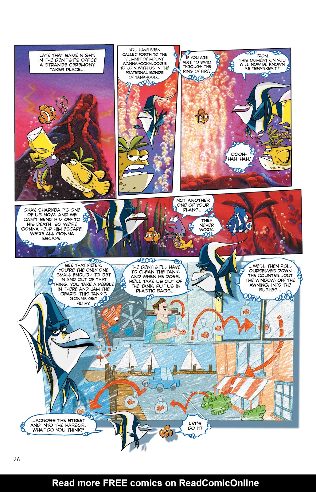 Disney/PIXAR Finding Nemo and Finding Dory: The Story of the Movies in Comics issue TPB - Page 26